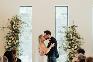 Wedding venue flowers