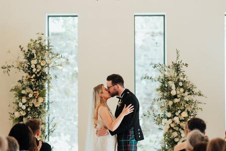 Wedding venue flowers